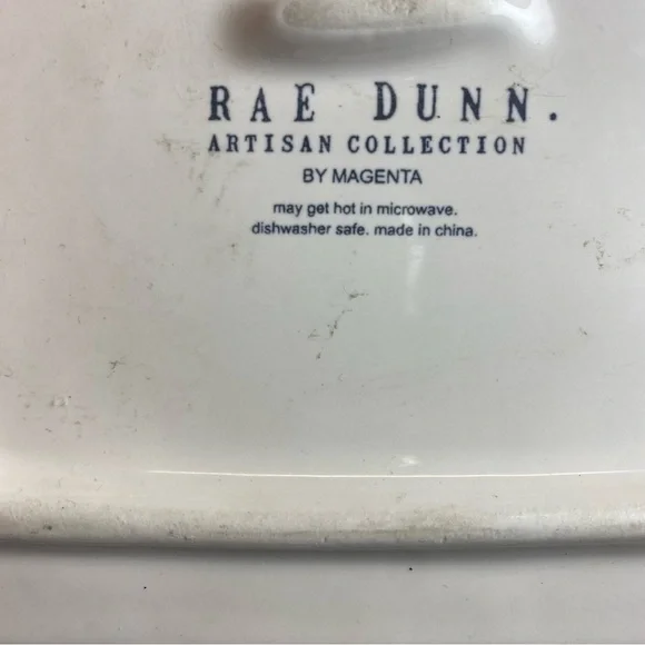 🧀 Rae Dunn “CHEESE” Square Serving Plate — Artisan Collection by Magenta - Picture 2 of 2